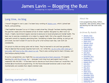 Tablet Screenshot of jameslavin.com